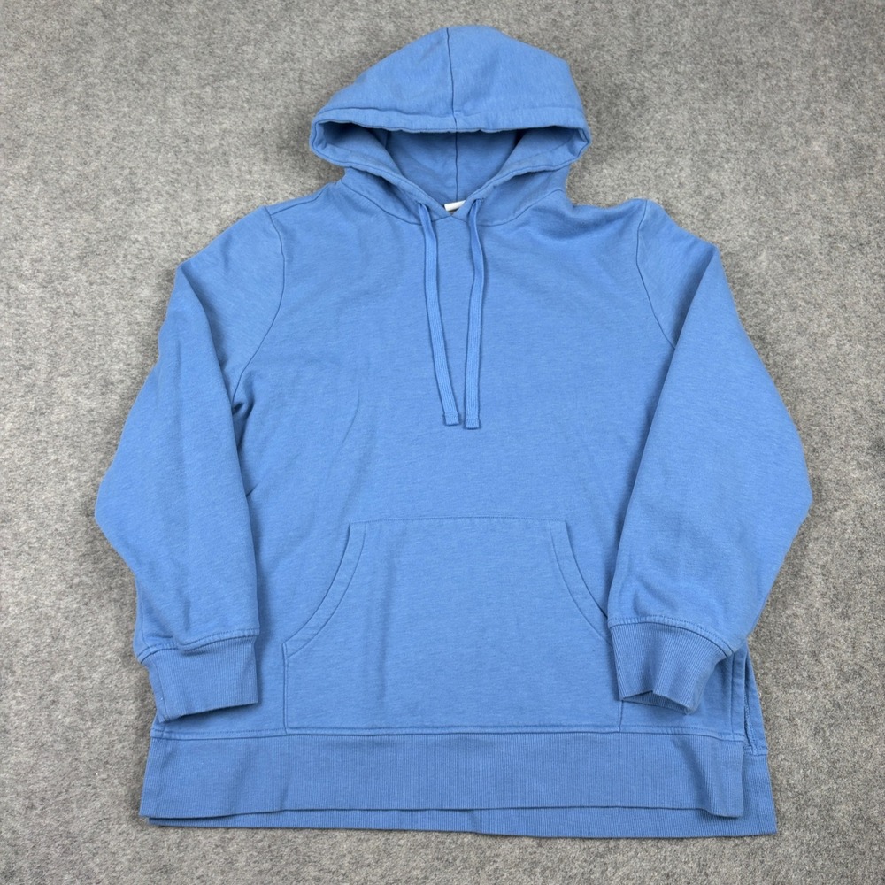 Amazon Essentials Hoodie Womens XL Blue Boxy Heavyweight Y2K Surf Skate Outdoors